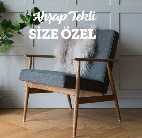 Ahşap Tekli Koltuk